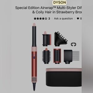 Dyson Airwrap Multi-Styler in Strawberry Bronze and Black